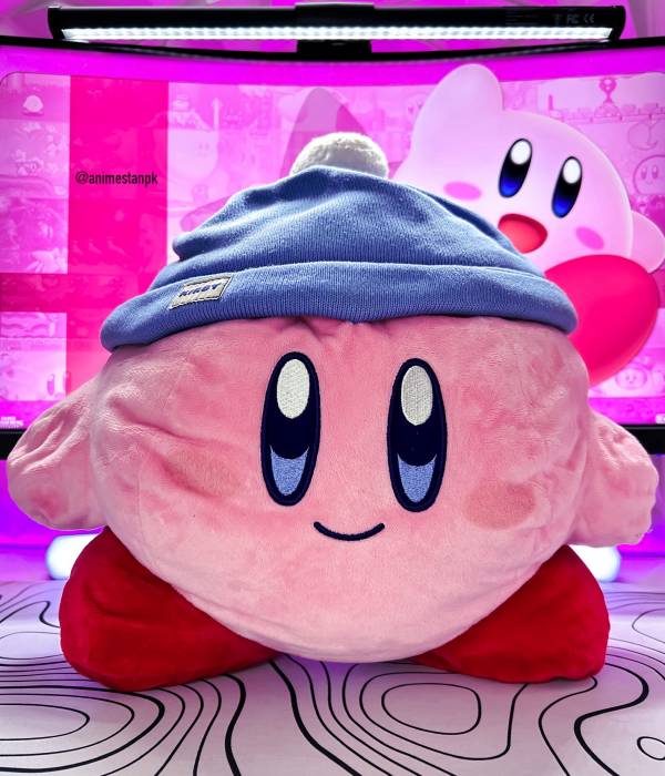 Kirby Dream Land Plush Large Blue Hat Plush