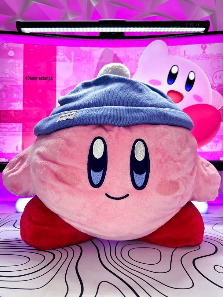 Kirby Dream Land Plush Large Blue Hat Plush
