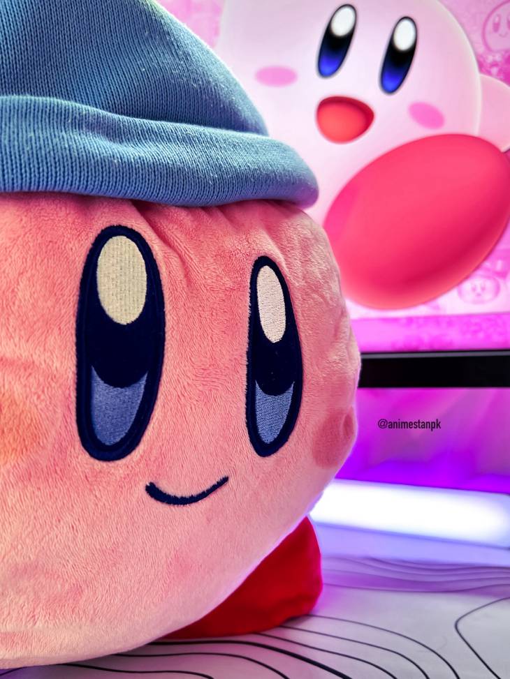 Kirby Dream Land Plush Large Blue Hat Plush - Image 7