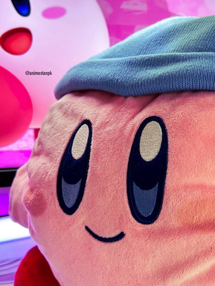 Kirby Dream Land Plush Large Blue Hat Plush - Image 2