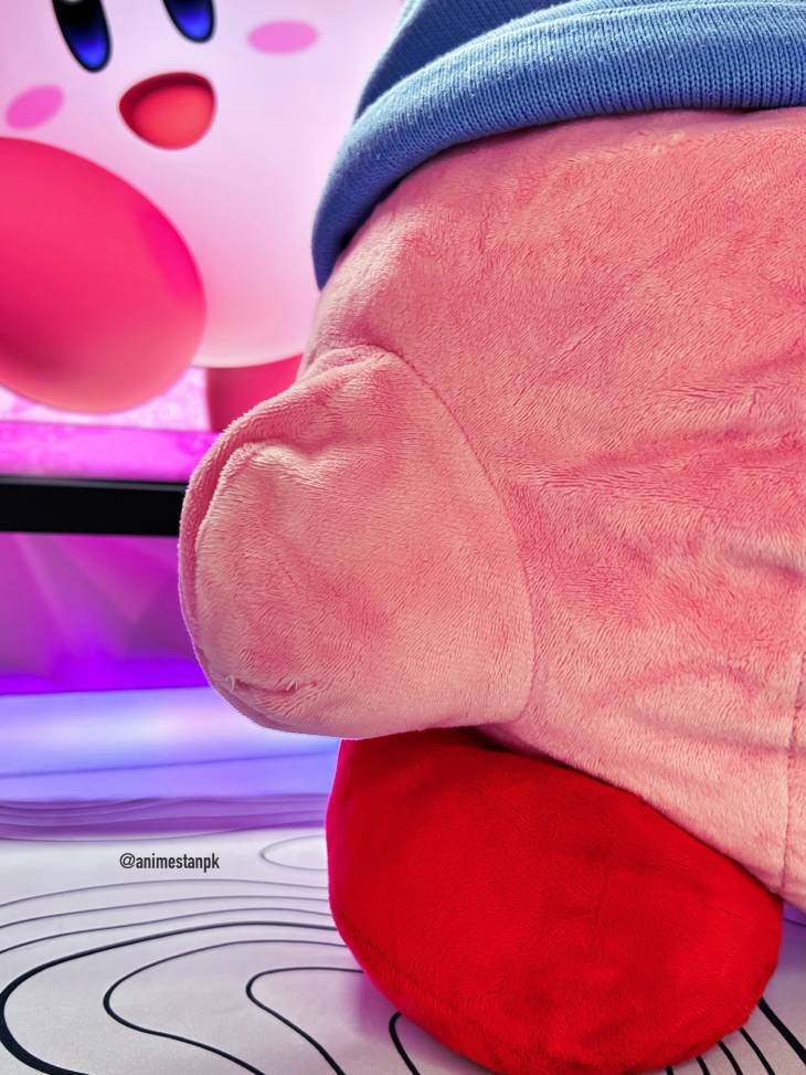 Kirby Dream Land Plush Large Blue Hat Plush - Image 8