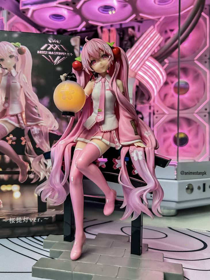 Vocaloid AMP+ Sakura Miku (Sakura Lantern Ver.) - Image 2
