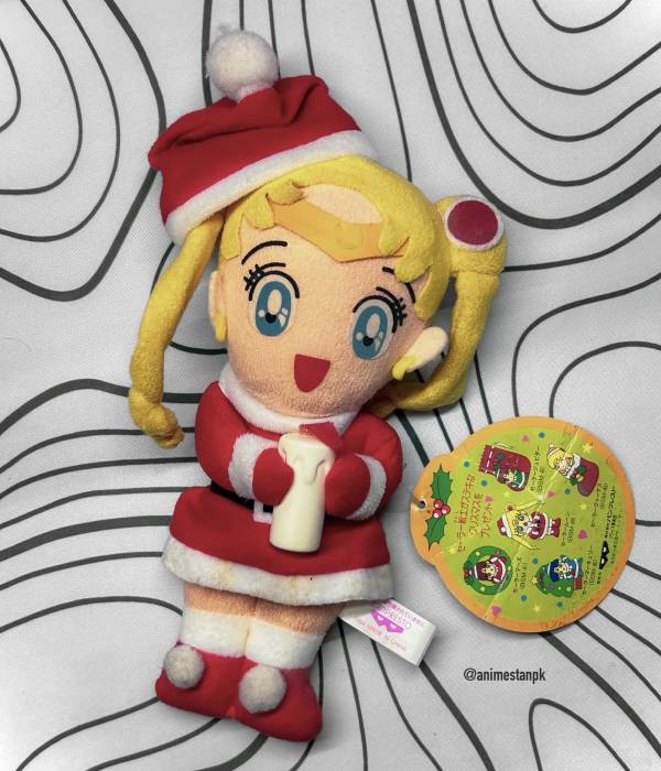 Sailor Moon I694 Christmas Version Candle Vintage BANPRESTO 1994 Plush 8”