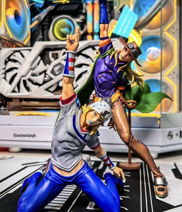 Mometria Gyro and Johnny Joestar